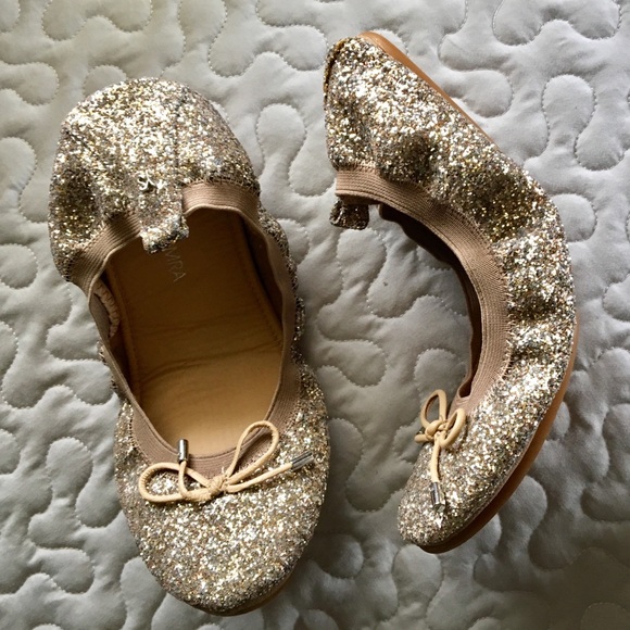 Yosi Samra Shoes - Yosi Samra foldable ballet glitter flats 7